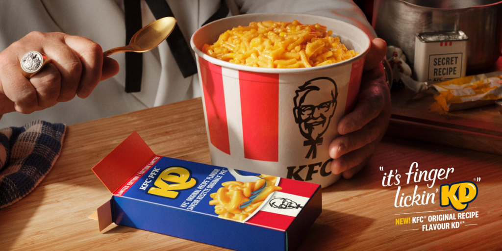 KFC redefine la “comida reconfortante” al añadir macarrones con queso a su sándwich de pollo crocante 2 KFC MACARRONES CON QUESO