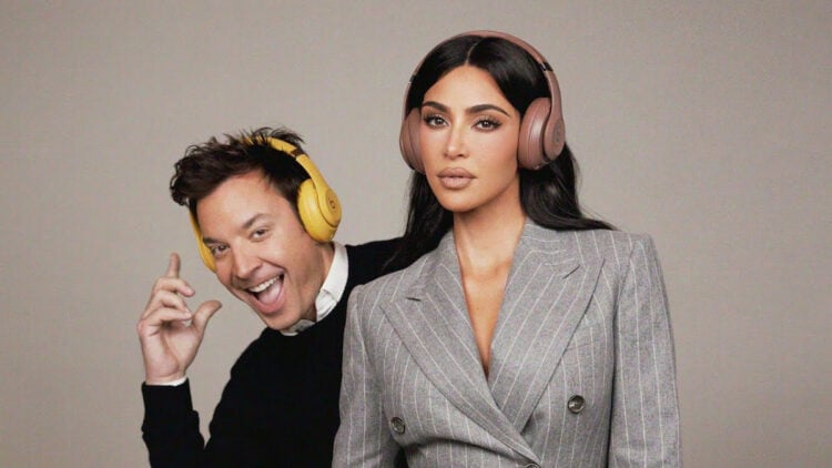 Kim Kardashian y Jimmy Fallon luchan por ser la imagen de Beats en este divertido anuncio 1 beats kim jim details