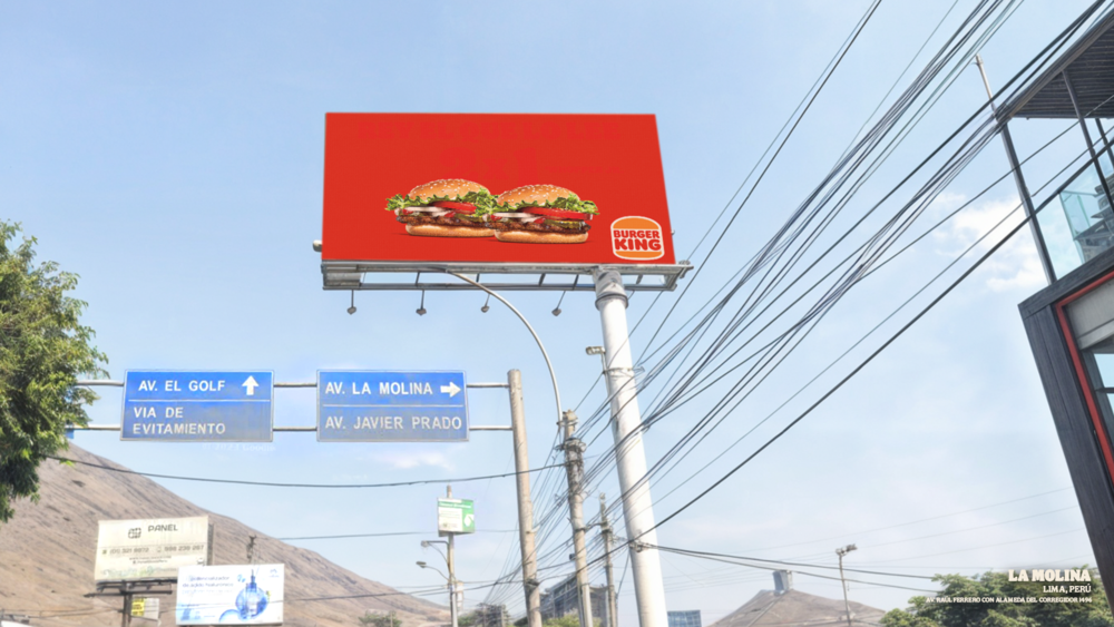 Burger King Perú lanza una serie de anuncios que solo los daltónicos pueden ver 2 BK 2 1