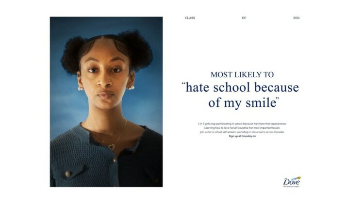 DOVE MARKS 20 YEARS OF BUILDING THE BODY CONFIDENCE OF CANADIAN YOUTH WITH NEW ‘MOST LIKELY TO’ FILM AND CALL TO PARTICIPATE IN LARGEST DOVE SELF-ESTEEM PROJECT WORKSHOP TO-DATE (CNW Group/Dove Canada)