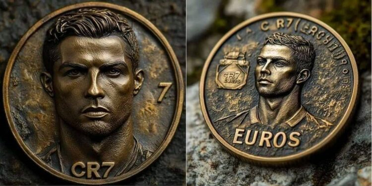 Ícono nacional: Portugal acuña moneda con la imagen de Cristiano Ronaldo 1 GXYeM1nXIAAISRA
