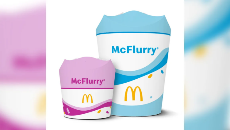 McDonald’s descarta las tapas plásticas en el nuevo vaso del McFlurry 1 nuevo vaso McFlurry