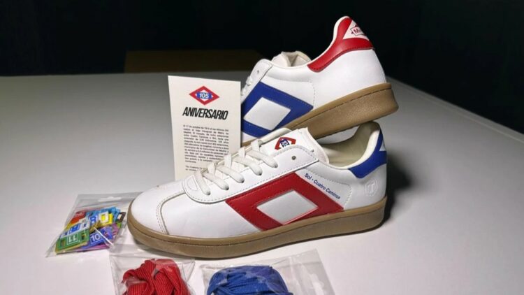 Metro de Madrid lanza edición especial de zapatillas para celebrar su 105 aniversario 1 11fe40ce 008d 41da 8248 71c2a73c2462