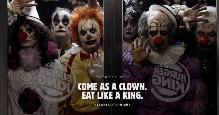 #ScaryClownNight: la vez que Burger King regaló una whopper a quienes acudieran a comer disfrazados de payasos 1 PORTAL 13 4