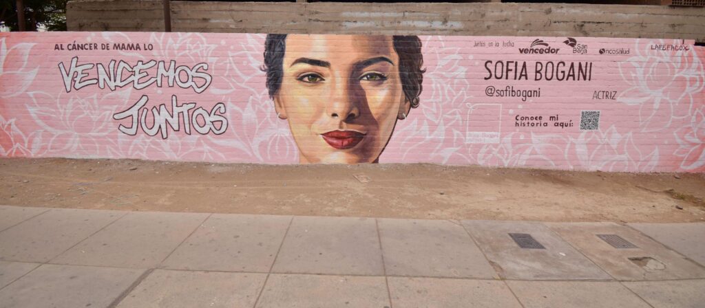 ‘Vencedoras’: murales artísticos retratan los rostros de las sobrevivientes de cáncer de mama 2 Vencedoras