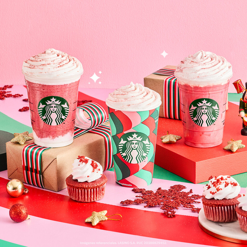 Starbucks vasos navideños 2024
