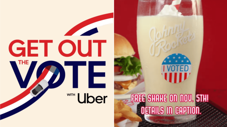 Elecciones en Estados Unidos: marcas ofrecen descuentos y productos gratis 1 Elecciones en Estados Unidos