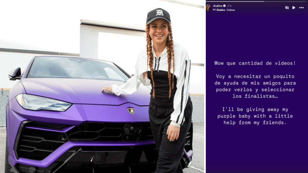 Shakira regalará Lamborghini