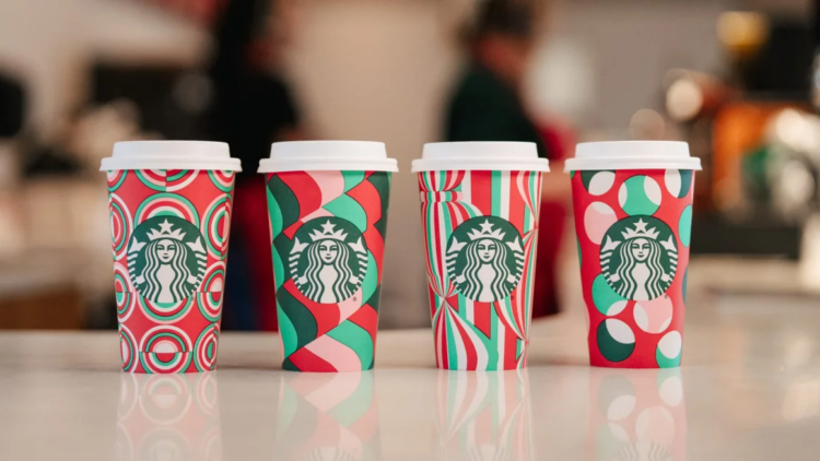 Starbucks vasos navideños 2024