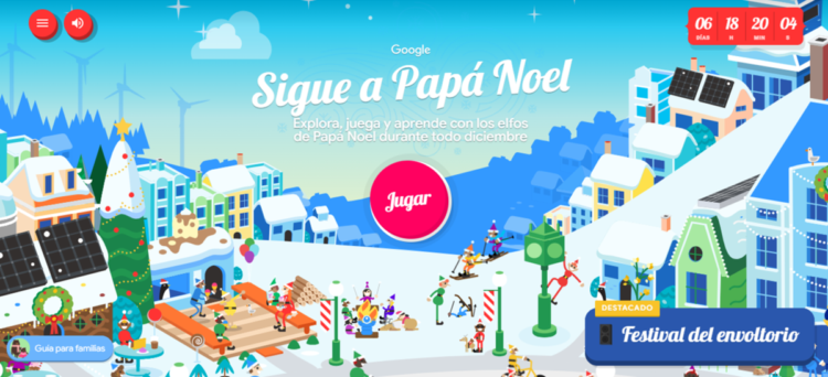Google lanza "Santa Tracker": sigue el viaje de Papá Noel en tiempo real 1 4 2