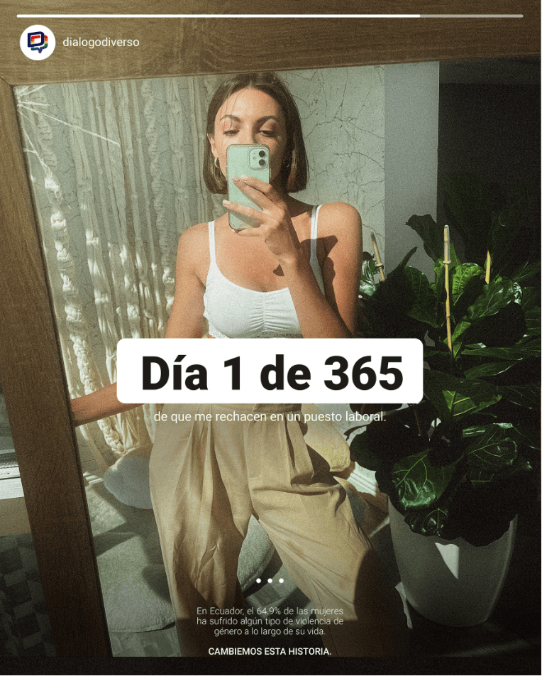 “Día 1 de 365“: la campaña que transforma los mensajes de optimismo de inicios de año en un llamado de atención a las injusticias que enfrentan las mujeres 4 3654 1