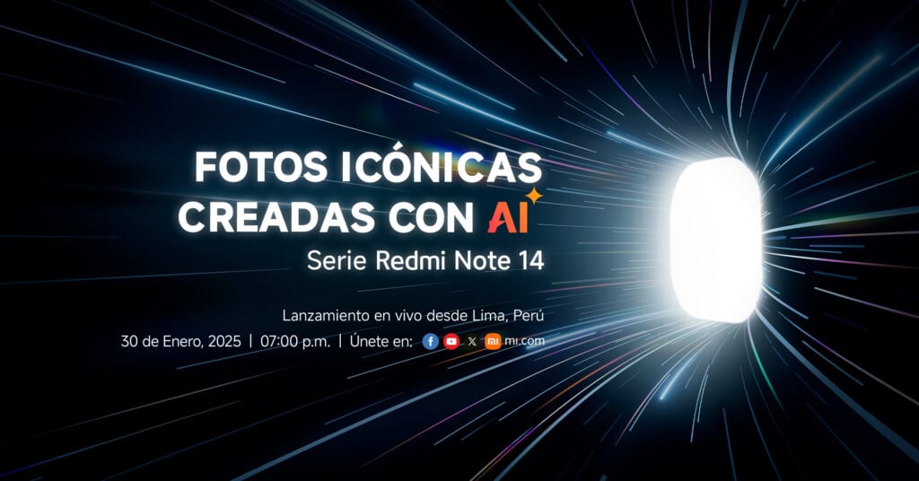 Fotos iconicas creadas con AI Xiaomi elige a Peru como sede del lanzamiento regional de la nueva Serie Redmi Note 14