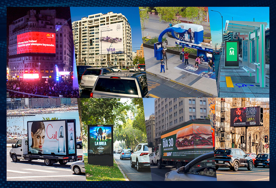 Global Vía Pública compra Clear Channel y expande así su presencia en Latinoamérica 2 COLLAGE GLOBAL LATAM OK 1