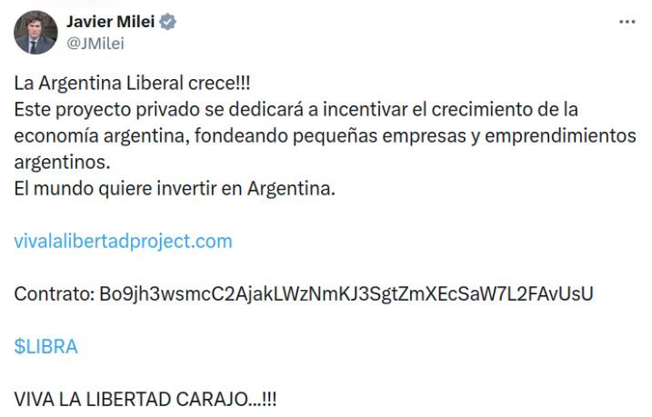 $LIBRA y Milei: cronología de un “criptoescándalo” 2 WhatsApp Image 2025 02 17 at 16.23.39