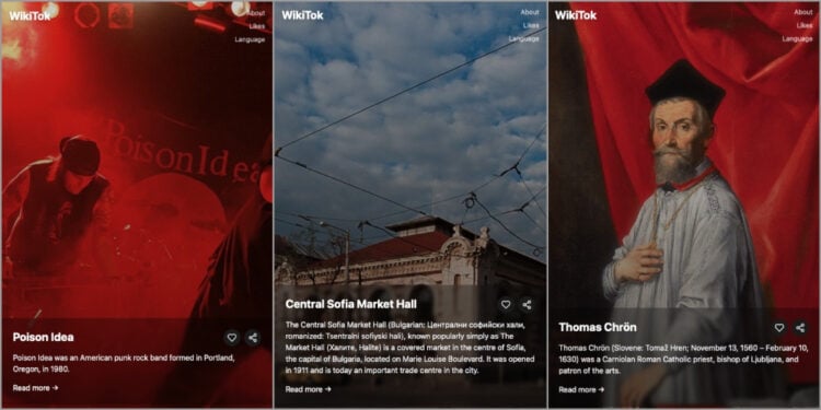 Wiki Tok: la app que fusiona el conocimiento de Wikipedia con la creatividad de TikTok 1 WikiTok.jpg.34cf71d2729bde7ae74d58d8cc963a88