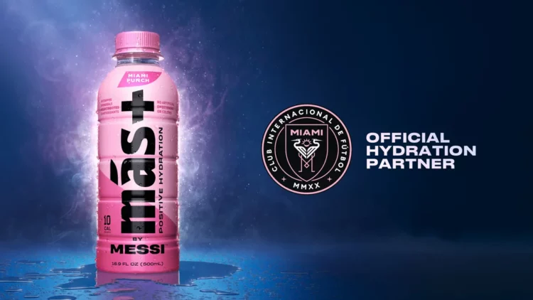 Mas+, la bebida isotónica de Lionel Messi, se convierte en patrocinador oficial del Inter Miami CF 1 desktop frame