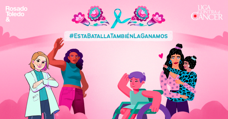 "Esta batalla también la ganamos": ROSADOTOLEDO& invita a las mujeres a que también luchen por su salud este 8M 1 PORTAL ROSADOTOLEDO LIGA CONTRA EL CANCER