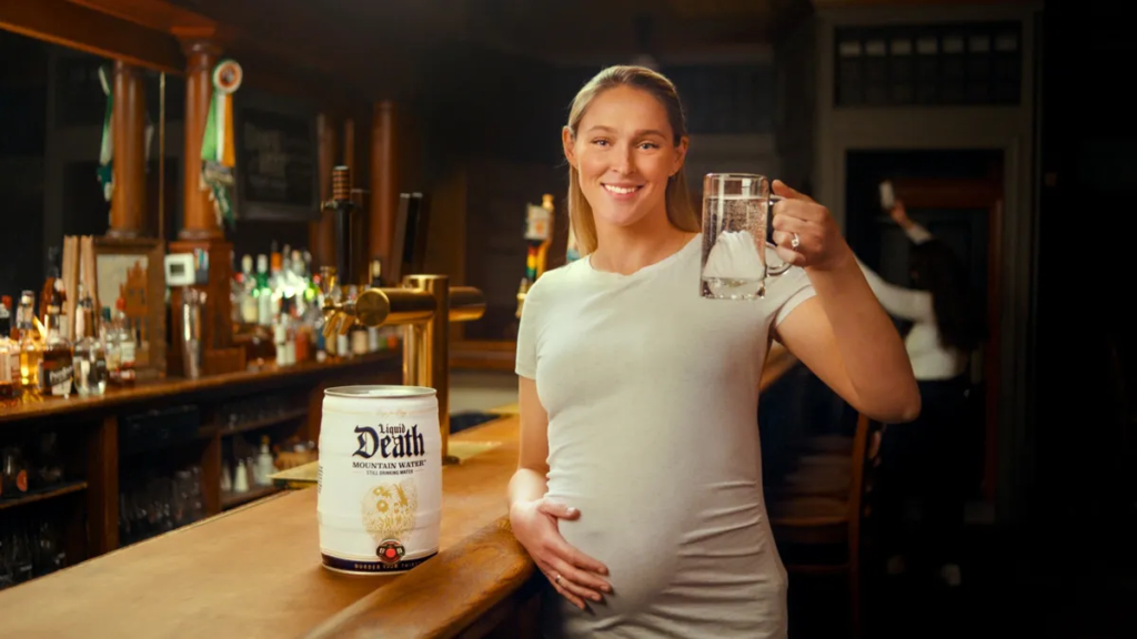 kylie kelce liquid death 2025 1