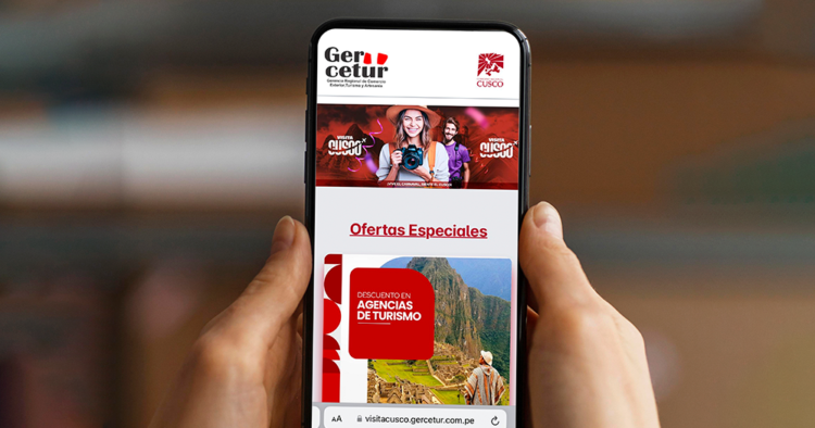 'Visita Cusco', la nueva plataforma diseñada para promover el turismo 1 portal 22