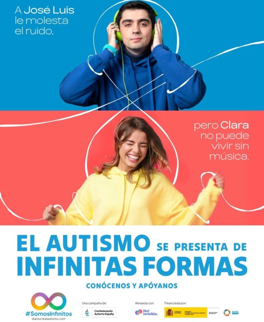 “Somos infinitos”: Autismo España lanza campaña de concientización que da a conocer la diversidad del espectro Autista 2 BeFunky collage 64