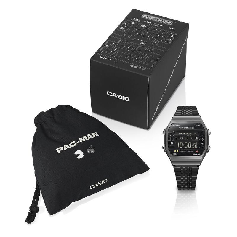 Casio celebra el 45 aniversario de Pac-Man con un reloj de edición limitada 2 CASIO PAC MAN EMPAQUE 1