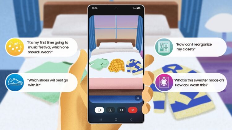 Gemini Live ya permite usar la cámara del smartphone y compartir pantalla en tiempo real 1 Samsung Mobile Galaxy S25 series Gemini Live Update Google main1