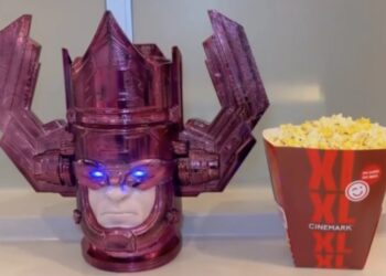 the fantastic 4 first steps cubo de palomitas cinemark original