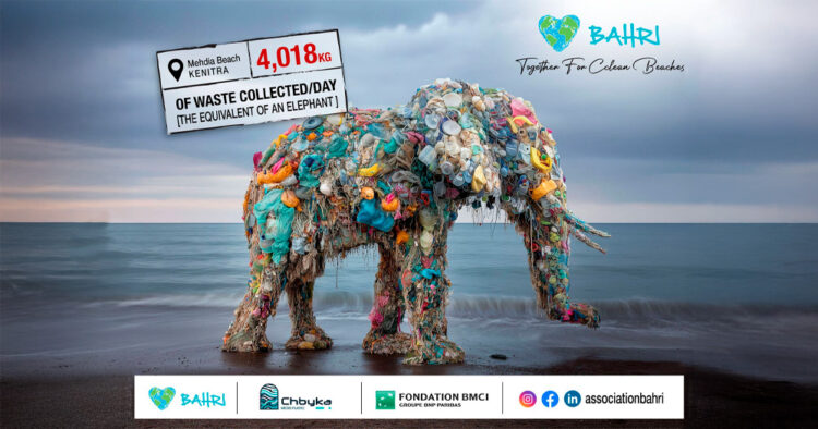 La ingeniosa campaña marroquí que ilustra el peso de la contaminación 1 PORTAL 18