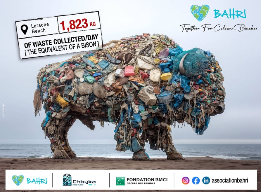 La ingeniosa campaña marroquí que ilustra el peso de la contaminación 4 grafica cuerpo 8