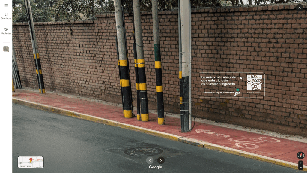 "Más absurdo que esta ciclovía es no estar asegurado": Yape usa la ironía urbana para promover seguros accesibles y fáciles de comprar 4 Yape