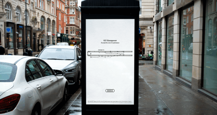 Audi convierte el ruido de sus motores en partituras clásicas con "Engine Symphony" 1 Diseno 10