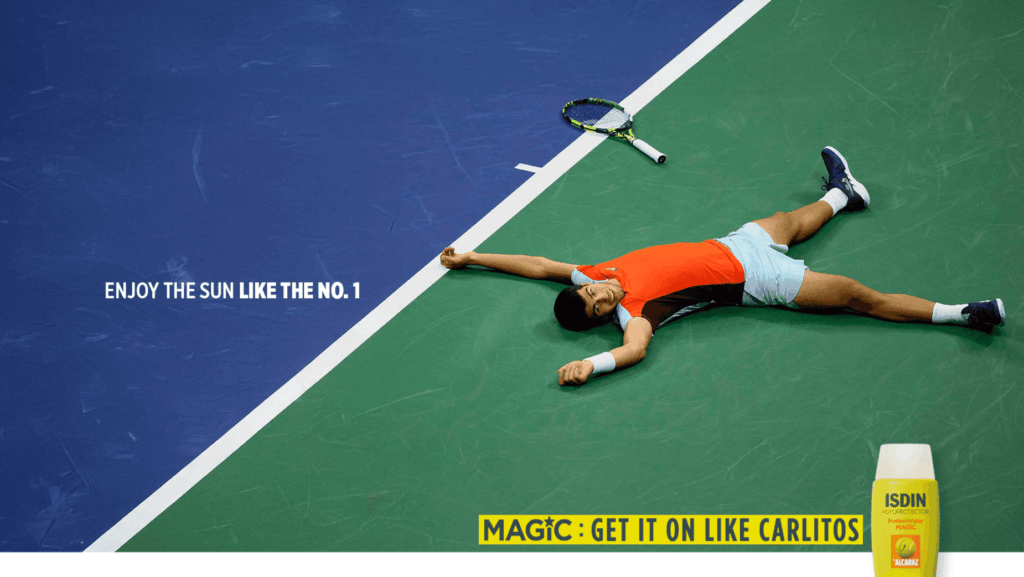 Carlos Alcaraz protagoniza publicidad de ISDIN que promueve el uso de bloqueador solar 2 ISDIN Carlos Alcaraz.j4XwAsp0 1