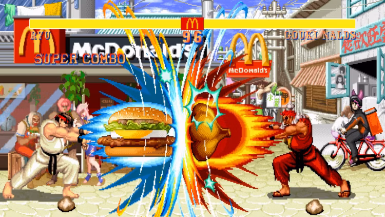 Street Fighter llega al menú de McDonald's con hamburguesas inspiradas en sus héroes 1 017 1