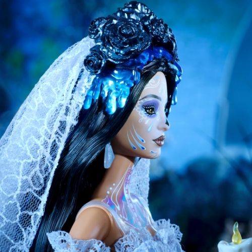 Barbie se viste de leyenda: Mattel lanza su edición "La Llorona" 6 BARBIE DIA DE MUERTOS LLORONA