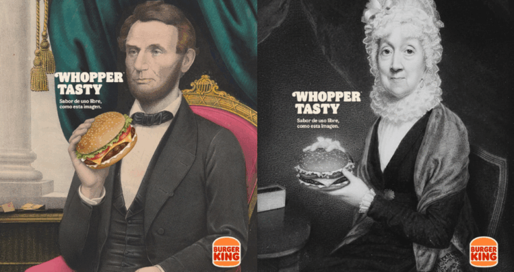 "Free use flavour": la campaña de Burger King hecha solo con material sin derechos de autor 1 Diseno 2025 10 24T125717.188
