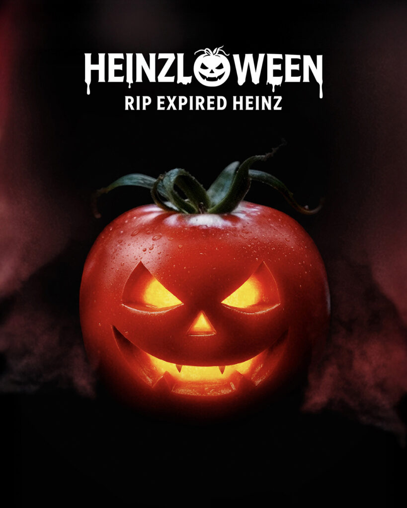 Heinz recuerda que el kétchup vence incluso si lo guardas al fondo de la refrigeradora 3 Heinzloween RIP Expired Heinz3