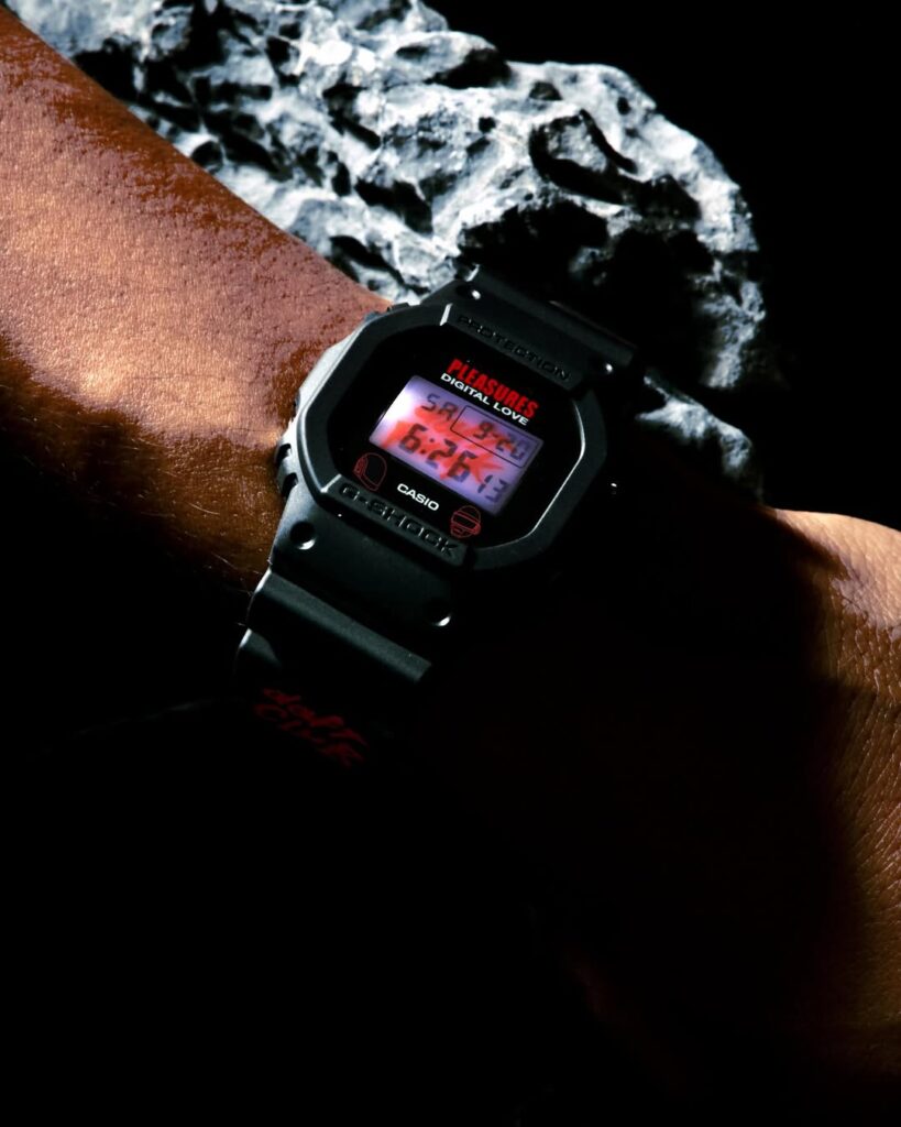 G-Shock x Pleasures: la colaboración de Casio inspirada en Daft Punk 2 PLEASURES releases DW5600PDP 1 a striking limited edition watch created in partnership with @gs 2