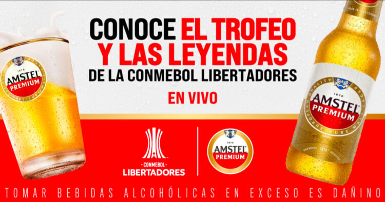 Amstel presenta el trofeo de la CONMEBOL Libertadores en el Circuito Mágico de las aguas 1 PORTAL 4