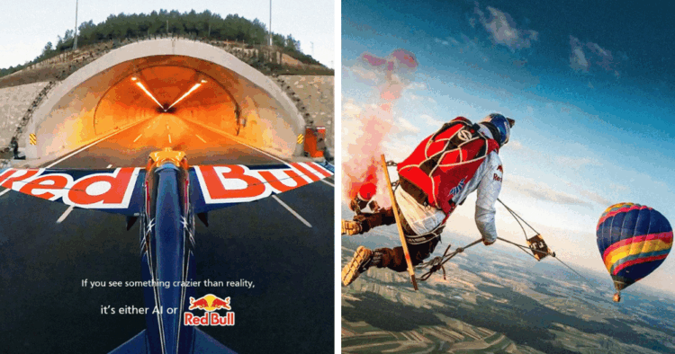 Red Bull mide su audaz esencia comparándose con las piezas creadas con IA en estos anuncios 1 imagen destacada WP 46