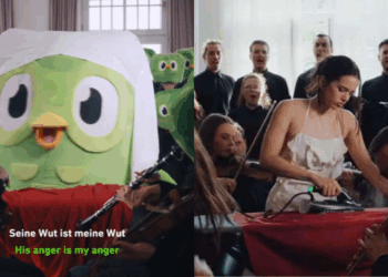 Duolingo Alemania convierte el furor por Rosalía en contenido viral con su icónica lechuza 8 Diseno 2025 11 06T123252.205