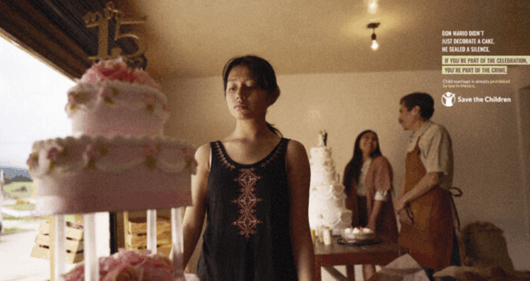 Save the Children México denuncia el matrimonio infantil con una campaña que convierte una boda en un crimen 1 Diseno 29