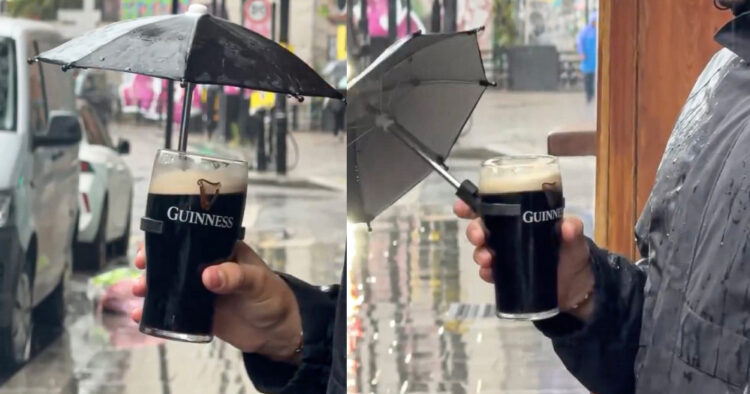 Guinnbrella, el accesorio propuesto por Guinness para proteger la cerveza de la lluvia 1 PORTAL 2025 11 12T143754.381