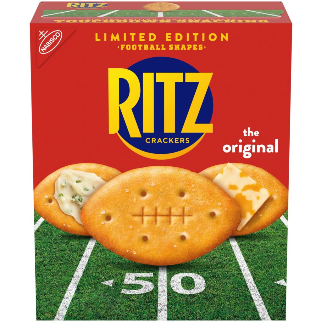 RITZ new football shaped cracker