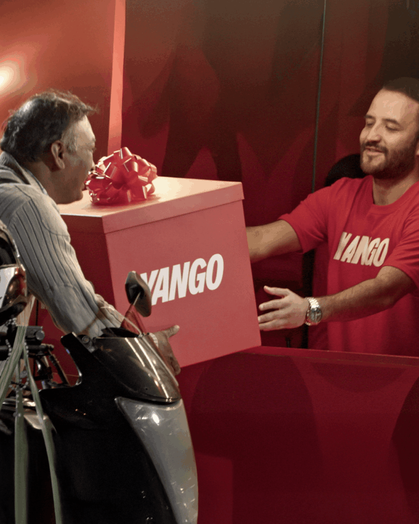 Yango Ride llevó la Navidad a quienes mantienen la ciudad en movimiento 3 Yango