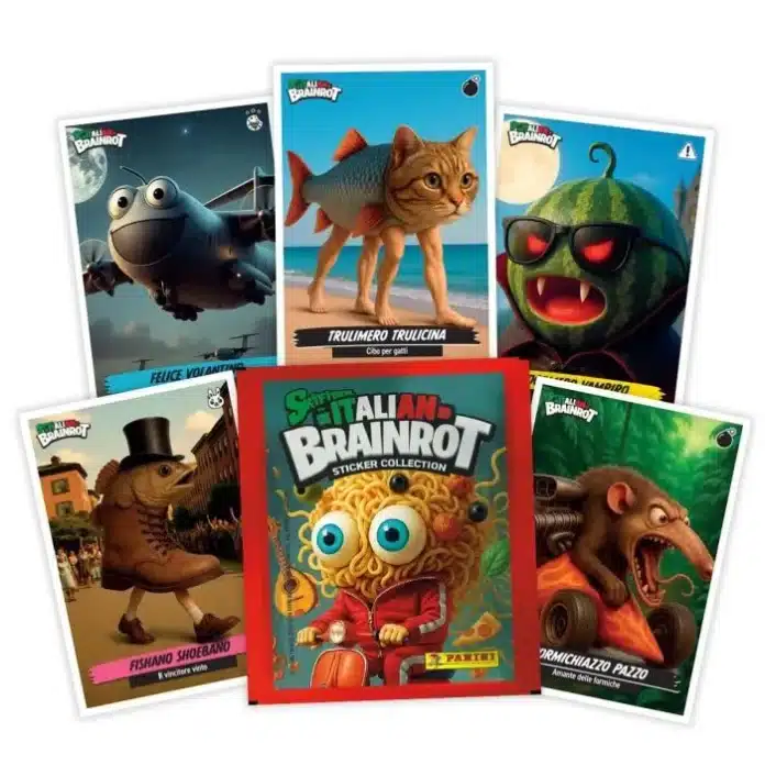 Panini lanza cartas coleccionables de Ballerina Capuchina, Tralalero Tralala y demás personajes de Brainrot Italiano 2 cartas colecionaveis 0banner 696x696 1