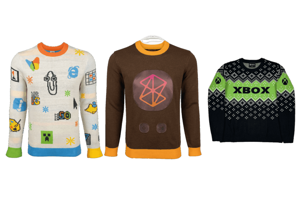 Microsoft vuelve a lanzar sus ugly sweaters navideños: Estos son los modelos del 2025 3 uglysweaters 1