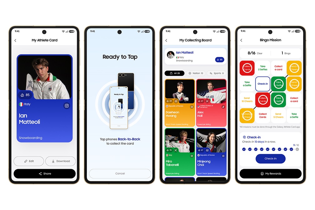 Galaxy Z Flip7 Olympic Edition: así luce el celular diseñado por Samsung para los Juegos Olímpicos 2026 4 5 Olympic Edition Galaxy Athlete Card