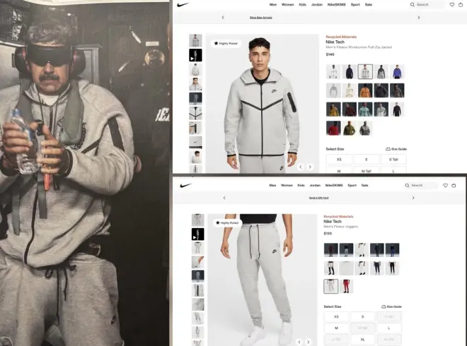 La captura de Nicolás Maduro genera quiebre de stock en Nike 2 695a386744f86
