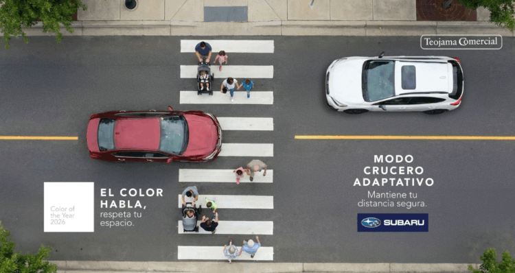 Esta campaña en Ecuador resignifica el Color Pantone 2026 como mensaje de seguridad vial 1 Diseno 59