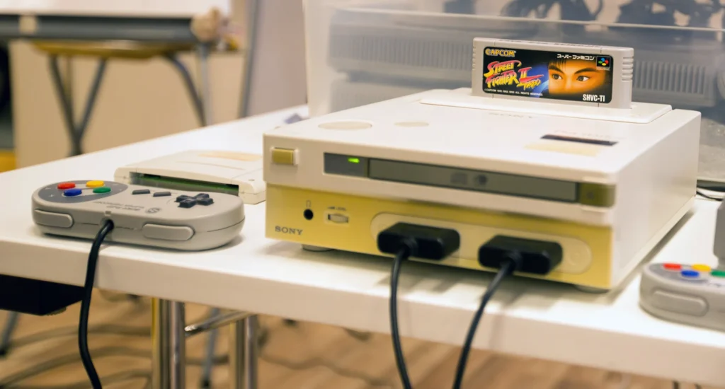 Del rechazo al éxito global: ideas descartadas que se convirtieron en marcas exitosas 3 Nintendo Playstation Prototype Header scaled 1